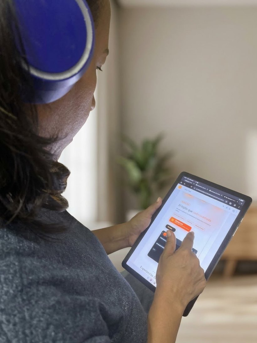 Entrenando inglés en LBrain desde la tablet