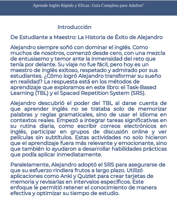 Aprende Ingles rapido y eficaz! Guia completa para adultos ocupados - Image 2